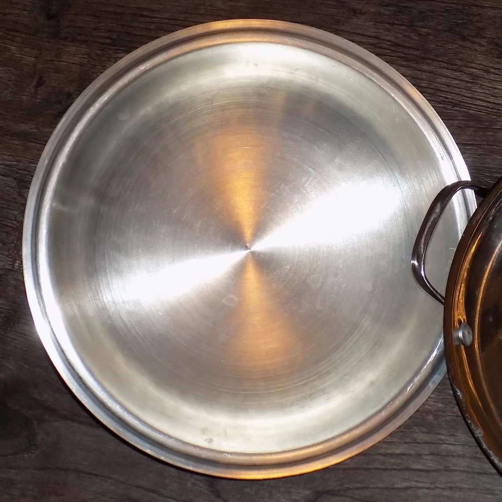 Wolfgang Puck Bistro Collection 12" Brazier Pan Silver 18-10 Stainless Steel - Picture 4 of 8